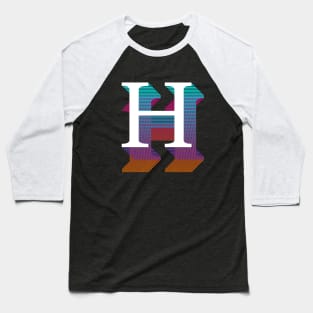 Letter H Baseball T-Shirt